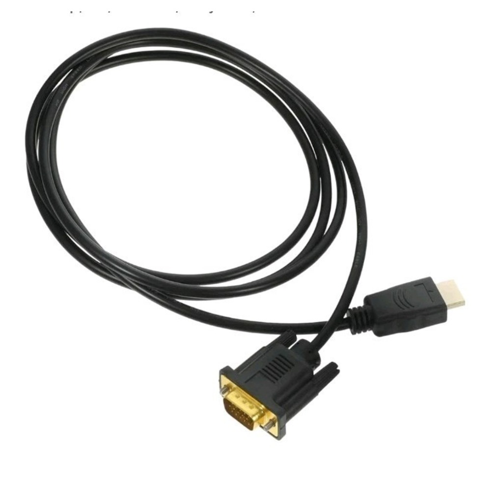 UKCOCO 5.9ft HDMI to VGA Cable Male to Male 1080p Video Adapter Cord PC Monitor